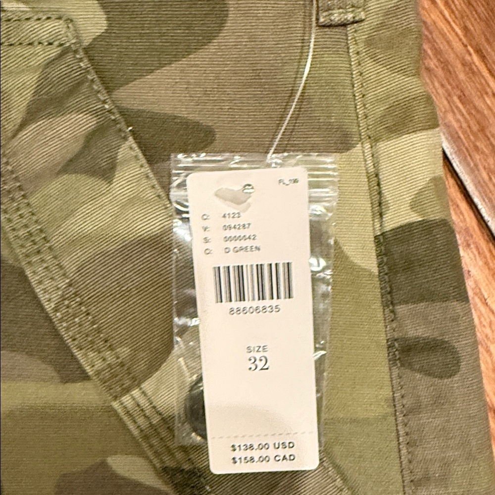 Anthropologie Pilcro New Sz 32 Barrel Camo Pants - Picture 2 of 13